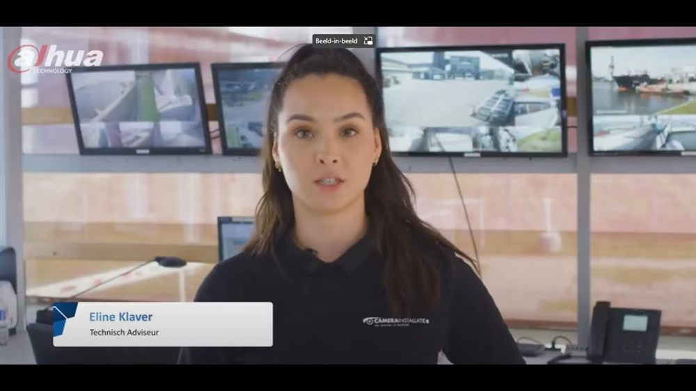 Videostill: industrieel cameraproject samen met Dahua