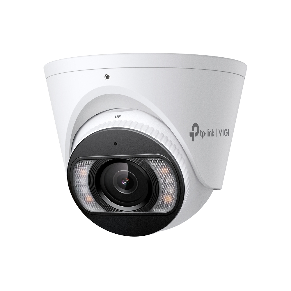 VIGI InSight S445 turret-camera in wit, schuin van voren