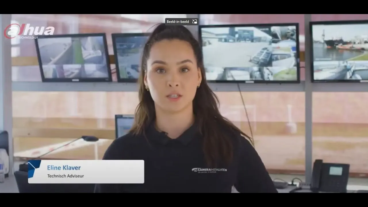 Eline bij een industrieel Dahua-project