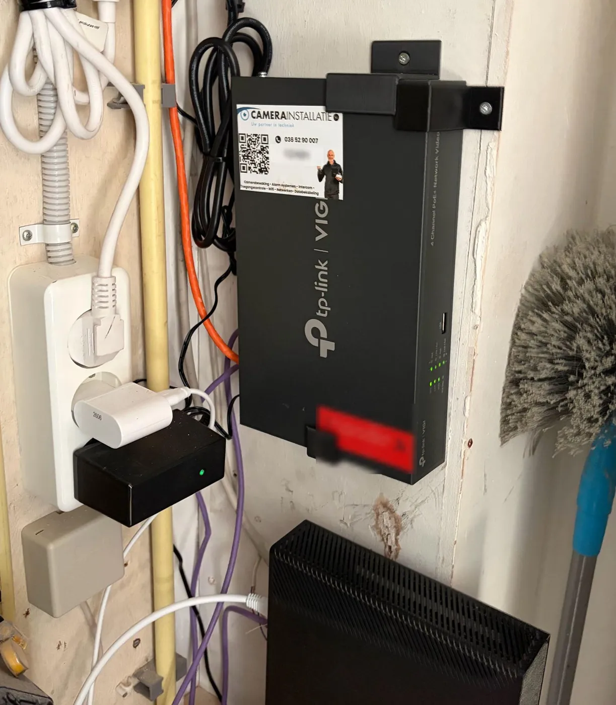 VIGI-recorder met zelf geprinte beugels in Vinkeveen